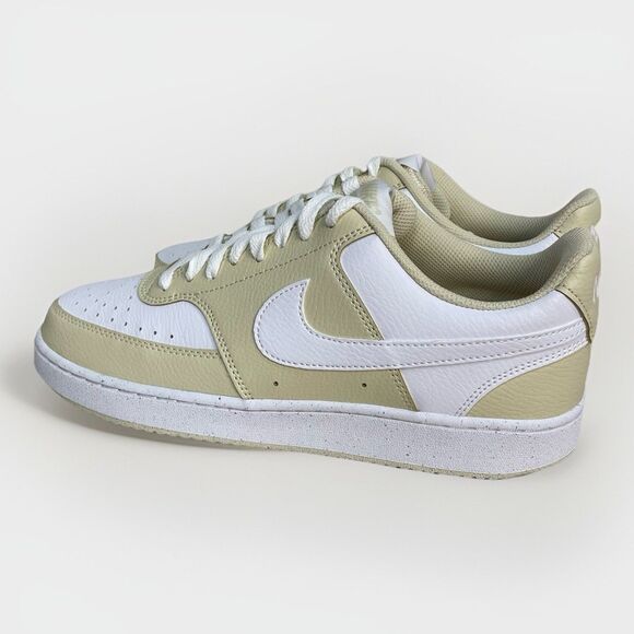 Nike Court Vision Low HM9862-200 Light Khaki White Tennis Gym Shoes Men 10 New - Picture 4 of 11